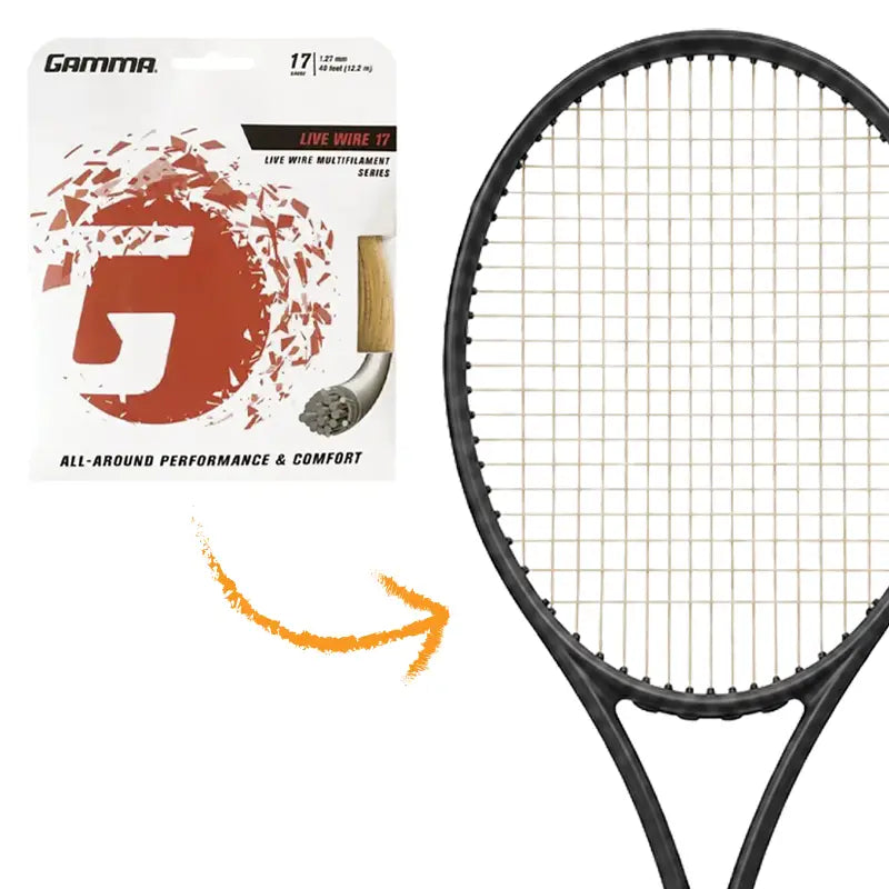Besaitung mit GAMMA Live Wire 17 (12,2 m, natur, 1,27 mm)