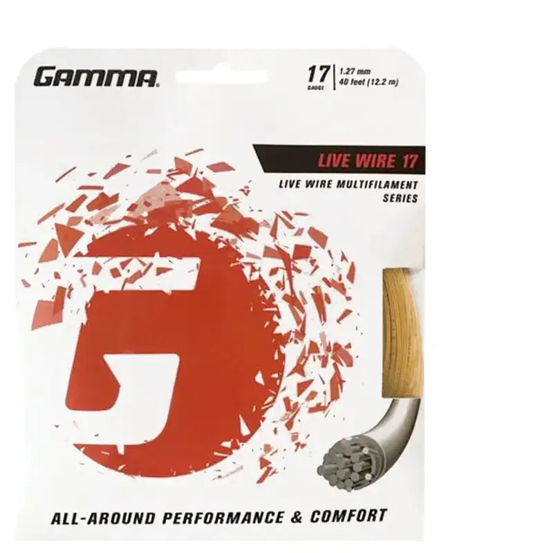 Besaitung mit GAMMA Live Wire 17 (12,2 m, natur, 1,27 mm)